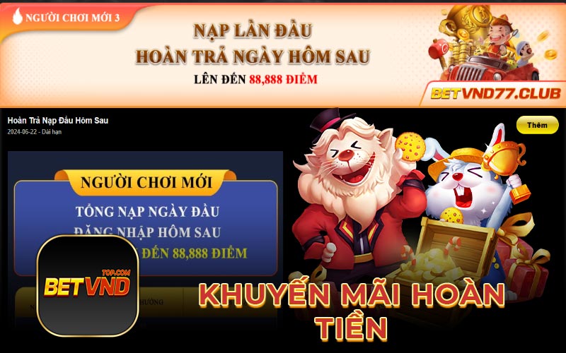 Khuyến mãi hoàn tiền